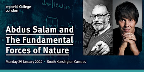 Imagen principal de Abdus Salam and the Fundamental Forces of Nature - Livestream
