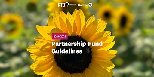 Image principale de RTO 9 Partnership Fund Information Session 2024/2025