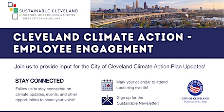 Imagen principal de City of Cleveland Climate Action Employee Engagement Series (Virtual)