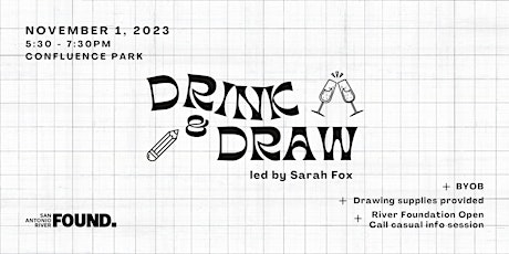 Drink & Draw at Confluence Park primary image