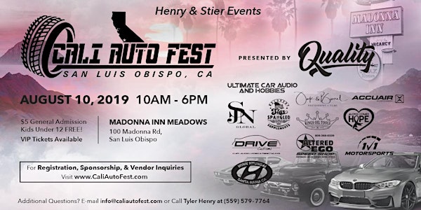 Cali Auto Fest - Presented by Quality 