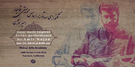 Amir Nojan- Setar performance inspired by Qajar music primary image