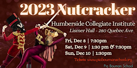 Primaire afbeelding van Nutcracker 2023: Sat, Dec 9 Evening