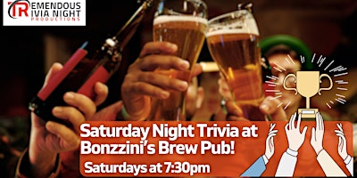 Regina Saturday Night Trivia at Bonzzini’s Brew Pub!