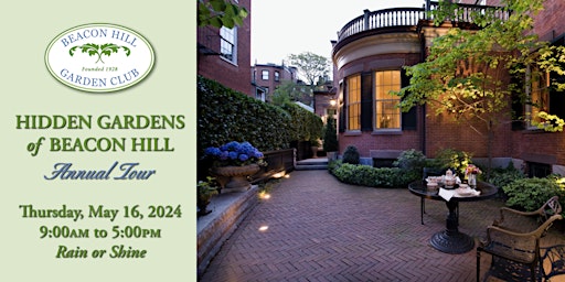 Hauptbild für Hidden Gardens of Beacon Hill Annual Tour 2024