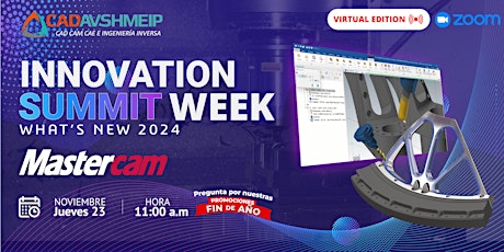 Imagen principal de Innovation Summit Week Virtual Edition: Mastercam Mañana