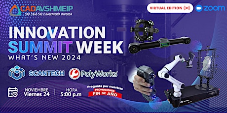 Imagen principal de Innovation Summit Week Virtual Edition: Escáneres 3D Tarde