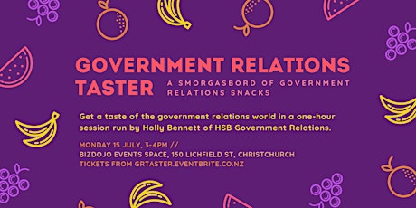 GR Taster: a smorgasbord of government relations snacks! primary image