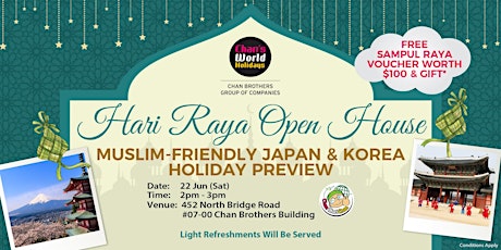 Hari Raya Open House: Muslim-Friendly Japan & Korea Holiday Preview primary image