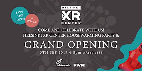 Helsinki XR Center Grand Opening primary image