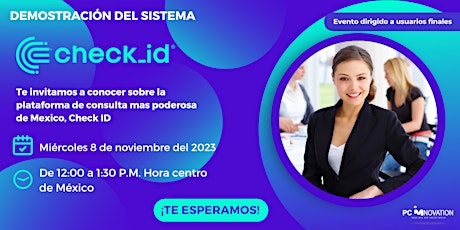 Hauptbild für Demostración de Check ID