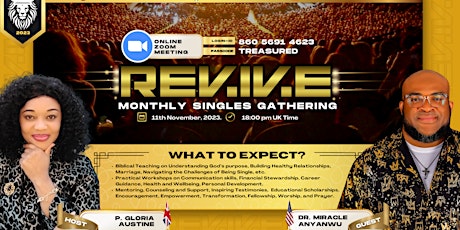 Image principale de REVIVE - Singles Christian Gathering