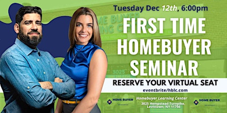 Image principale de Own A Home In 2024!  First Time Home Buyer Seminar