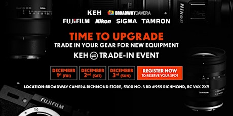 Upgrade to Fujifilm / Nikon / Sigma / Tamron: KEH Trade-In Event primary image