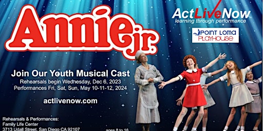 Annie JR. Theatre Production primary image