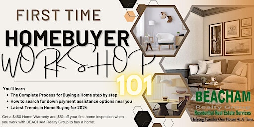 Primaire afbeelding van Online Home Buyer Workshop 101 /05.23.24