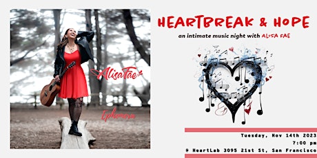 Heartbreak & Hope: an intimate music night with Alisa Fae primary image