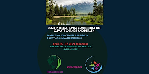 Imagem principal de 2024 International Conference on Climate Change and Health (2024 ICCCH)