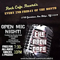 OPEN MIC NIGHT at The Rock Cafe! primary image