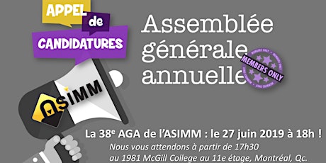 Assemblée Générale Annuelle | Asimm
