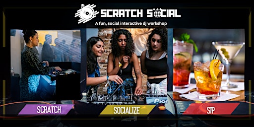 Primaire afbeelding van Scratch Social: A Fun & Social DJ Workshop + Drinks (DC WAITLIST)