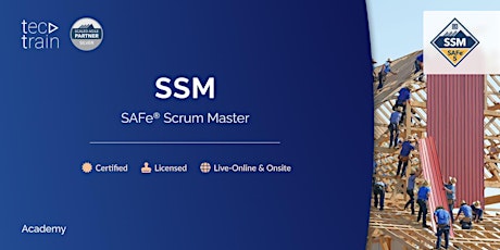 Primaire afbeelding van SAFe Scrum Master (SSM) Training 17-18 Apr 2024 in Zürich
