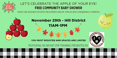 Free Community Baby Shower - Hill District primary image