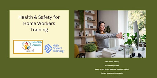 Primaire afbeelding van HEALTH & SAFETY FOR HOMEWORKERS TRAINING