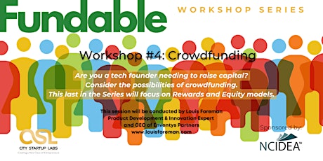 Hauptbild für Fundable Workshop Series #4 – Crowdfunding