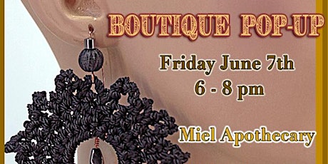 Miel Apothecary / June 7th Boutique Pop-Up Sale / Purple Party Designs / 6 - 8 pm / Free