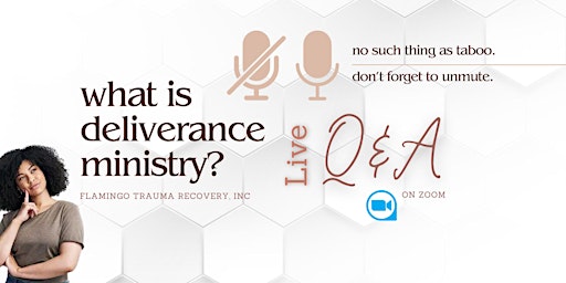 Imagem principal do evento Live Q&A: What is Deliverance Ministry?