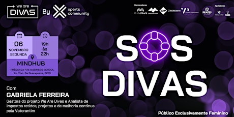 Imagem principal do evento SOS Divas - Como podemos te ajudar?