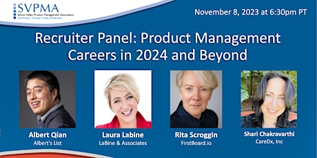 Recruiter Panel: Product Management Careers in 2024 and Beyond primary image