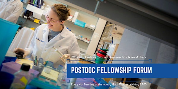 Postdoc Fellowship Forum