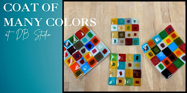 Image principale de Coat of Many Colors | db Studio Fused Glass