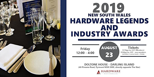 2019 New South Wales Hardware Legends & Industry Awards