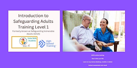 INTRODUCTION TO SAFEGUARDING ADULTS LEVEL 1