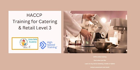 HACCP Level 3 Training for Catering & Retail