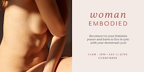 Woman Embodied • One Day Retreat primary image