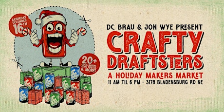 Crafty Draftsters Holiday Market - Presented by DC Brau & Jon Wye primary image