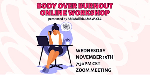 GFP X Body Over Burnout Online Workshop primary image