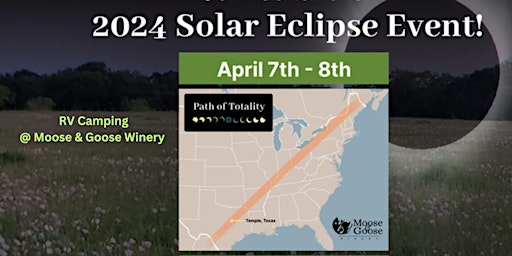 Immagine principale di 2024 Solar Eclipse RV Camping at Moose & Goose Winery 