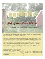 Bring Your Own T-Shirt - A Natural Dye Workshop primary image