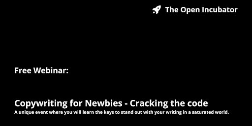 Image principale de Copywriting for Newbies - Cracking the code