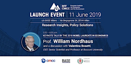 Immagine principale di Launch Event with 2018 Nobel Prize William Nordhaus 