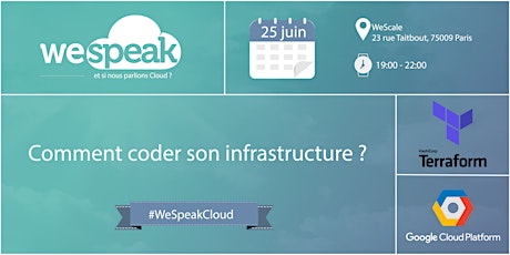 Image principale de #WeSpeakCloud : Comment coder son infrastructure sur GCP ET AWS ?