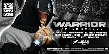 Primaire afbeelding van WARRIOR Rapper School en Madrid