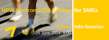 NEW Horizon 2020 funding for SMEs - Speed Info Session primary image