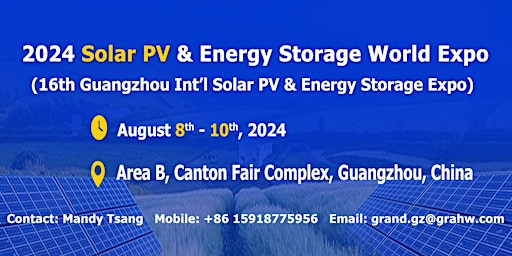Imagem principal do evento 2024 Solar PV and Energy Storage World Expo