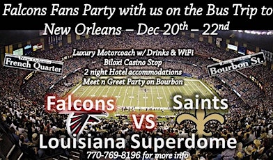 Falcons - Saints Trip 2014 in New Orleans w/ Premier Entertainment Atlanta primary image